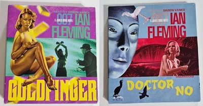 GOLDFINGER Ian Fleming & DOCTOR NO audiobook Dr. cd lot 007 Bond - Image 1 of 4