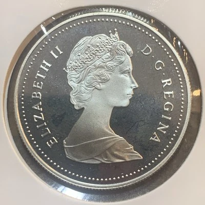 1986 Canada Vancouver 100th Anniversary Proof Silver Dollar. FREE SHIPPING - Image 1 of 2