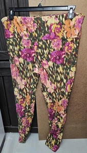Terra & Sky Damen-Leggings mit Blumenmuster Größe 1 X 16/18 gebraucht, in einwandfreiem Zustand - Bild 1 von 1