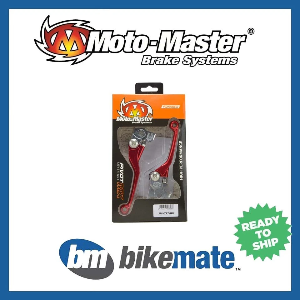 Pivot MX Forged Brake Clutch Levers Set Red  for GAS GAS MC 125 2021 2023 Foto 1 de 1