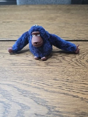 Mono Kipling “Walter” Peluche Pulgar Chupar Mono Gorila Azul Sin Llavero Anillo Foto 1 de 4