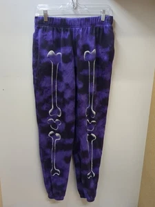 Disney Parks Mickey Skelett Batik Acid Wash Jogger Jogginghose Größe Medium - Bild 1 von 8