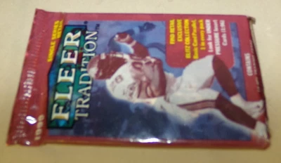 1999 Fleer Tradition Football Sealed Unopened Pack 10 Cards - Image 1 of 2