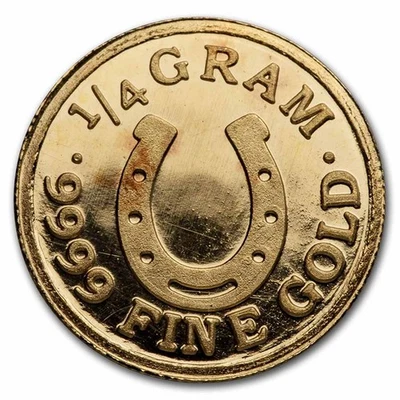 1/4 gram Gold Round - Secondary Market - Image 1 of 2