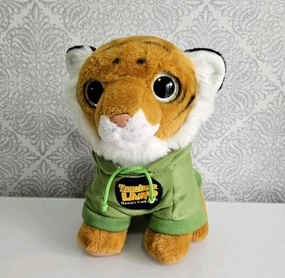 Rare Flamingo Land Tiger Plush with hoodie Soft Toy Rare Animal Teddy. 27cm - Image 1 of 4