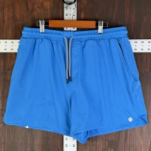 Rhoback Grit Gym Shorts w/Liner and Hidden Media Pocket Birdie Blue Men’s Large - Picture 1 of 12