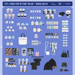 [PRE-ORDER] ITZY TWINZY POP-UP STORE ON AIR OFFICIAL MERCH - Picture 1 of 87