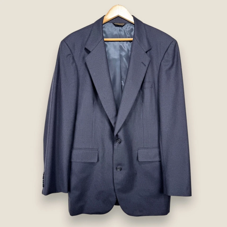 Blazer Abrigo Deportivo Vintage Southwick Hombre 40R Azul Marino 2 Botones Lana Hecho en EE. UU. Foto 1 de 4