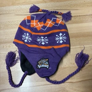 Knoxville Ice Bears Trapper Beanie Strumpf Mütze SPHL Minor League Hockey Zopf - Bild 1 von 4