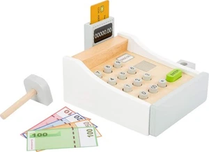 Wooden Cash Register Set by – Includes Push Buttons, Credit Card, Scanner & P... - Picture 1 of 6