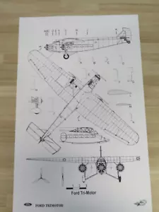 Ford Tri-Motor Diagraim - Picture 1 of 1