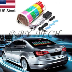 17.7" LED Music Sound Color Rhythm Flash Light Sticker Activated Equalizer Lamp - Picture 1 of 11