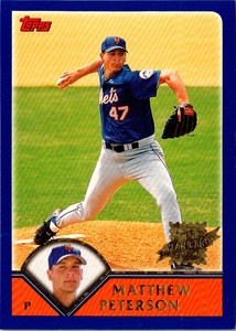 2003 Topps Matt Peterson #301 New York Mets