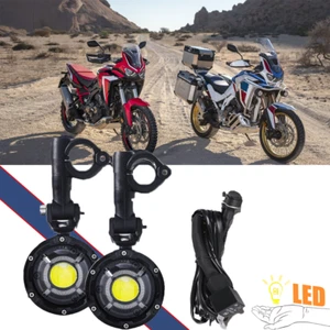 for Honda CRF1000L crf1100 Africa Twin LED Auxiliary Spot Fog Light Assembly Kit - Picture 1 of 9