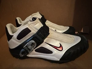 Nike Zoom Javelin Elite Metal Spikes White Black Track Shoes Men Sz 7.5 Bowerman - Picture 1 of 8