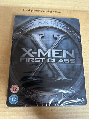 X-MEN : FIRST CLASS - Rare UK Reg Free BLU RAY STEELBOOK - NEW & SEALED - Image 1 of 4