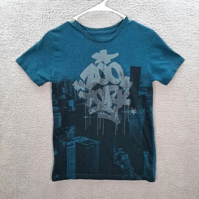 Zoo York Shirt Youth Boys Medium Blue Skateboarding Skater Graphic Tee Urban - Image 1 of 4