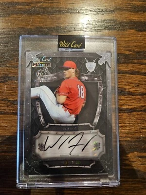 2024 Wild Card Matte Premium Prospect Weekend Warrior Auto 1/1 Walter Ford - Image 1 of 2