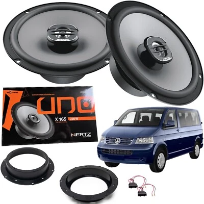 Kit 2 Casse Altoparlanti Hertz X165 Anteriori Volkswagen VW Transporter T5 - Immagine 1 di 4