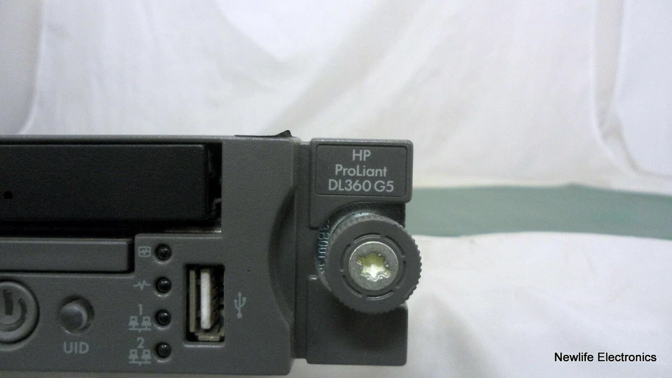 HP 457922-001 ProLiant DL360 G5 Server (2 x 2.13GHz CPU's/4GB RAM/No Drives) - Image 1 of 4