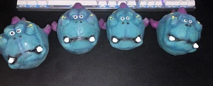 T. Oliver Kopian Creatures of Delight Dog Fish 1999 vtg Rubber Blue Enesco - Picture 1 of 8