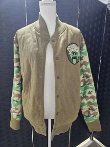 Pink + Dolphin Bomber Jacket  Large - Picture 1 of 5