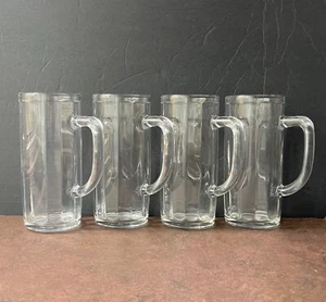 Set 4 tazze birra vintage Paul Sebastian vetro 21 oz made in France - Foto 1 di 7