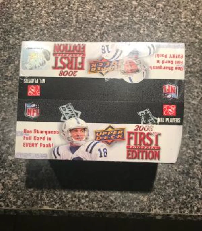 2008 upper deck first edition football box - Image 1 of 1