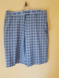 Jack Nicklaus Blue Mens Shorts new Size 30 waist eco choice - Picture 1 of 6