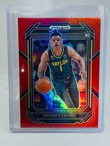 2023 Panini Prizm Draft Picks Keyonte George RC Red #135/299