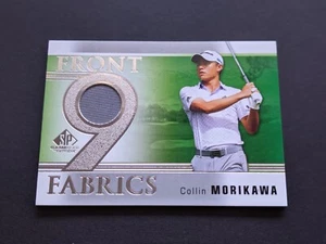 2021 Upper Deck SP Game Used Front 9 Fabrics Collin Morikawa RC Rookie PGA - Picture 1 of 6