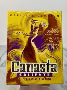Canasta Caliente Card Game Official Version Hasbro 2001 NEW Sealed Cards OOP USA
