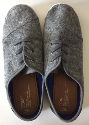 Toms Youth Cordones Lana Y6 Gris Nuevo Foto 1 de 3