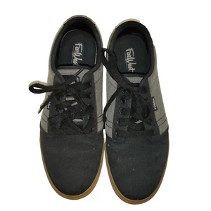 FarWest Black Canvas Skate Shoes Men’s Sz 11 Gray Gum Sole Casual Sneakers - Picture 1 of 6