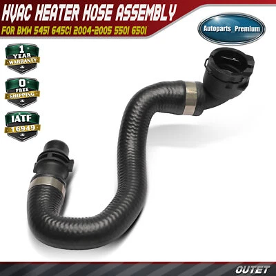 Conjunto de manguera de calefacción HVAC para BMW E60 545i 645Ci 2004-2005 550i 650i 2006-2010 Foto 1 de 4