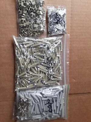 LC Duplex  Multi mode Fiber optic 3mm Connectors 100 Duplex = to  200 simplex - Image 1 of 2