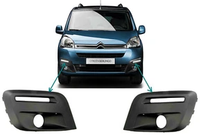 PAAR VORDERE STOßSTANGE UNTERE NEBEL + DRL GRILL SET FÜR CITROEN BERLINGO 2016-2018 - Bild 1 von 4