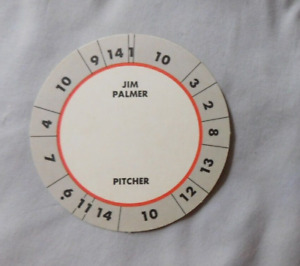Jim Palmer Baltimore Orioles Vintage Cadaco Disc