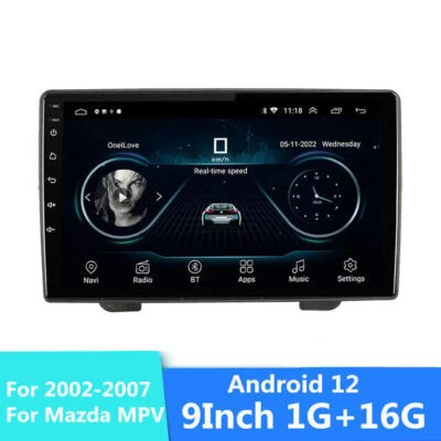Android 12 Car Radio For Mazda MPV 2002-2007 Multimedia Navigation GPS Carplay - Image 1 of 4