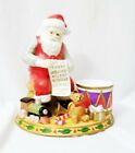 Partylite Santa Clause Checking His List Votive Candle Holder