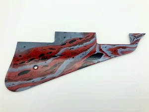 USA Made Epiphone Les Paul Pickguard Hand Blue Red Black Gibson LP - Picture 1 of 3