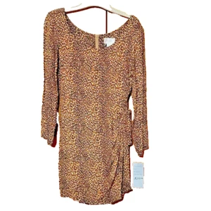 Vintage Neu mit Etikett Pia Ricci Gepard Wickelkleid Small - Bild 1 von 4