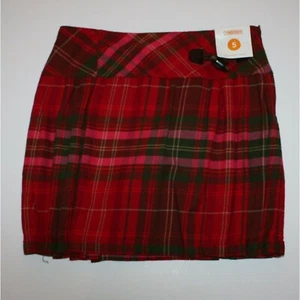 Gymboree Cozy Owl Girl's Toggle Pleated Plaid Skort Skirt size 5 NWT - Picture 1 of 1