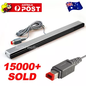 Infrared Ray Sensor Bar for Nintendo Wii / Wii U / Wii Mini Console AU - Picture 1 of 3