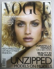 Vogue Magazine British October 1998 Amber Valletta Gisele Bundchen Bridget Hall