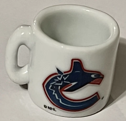 Vancouver Canucks Mini Coffee Mug Gumball NHL Vending Machine Hockey Cover