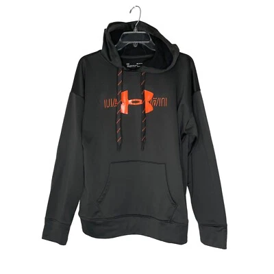 Sudadera con Capucha Under Armour Mujer Armour Polar Gráfico Gris Naranja Talla Mediana Foto 1 de 4