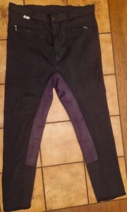 Reithose Herren 48 schwarz Wie Neu - Bild 1 von 3