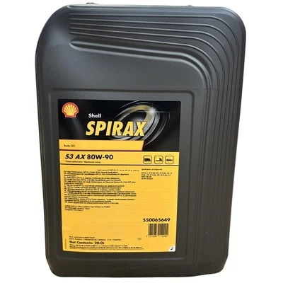 Shell Spirax S3 AX 80W-90 20 Liter Hochleistungsöl für Achsantriebe API GL-5 - Bild 1 von 3