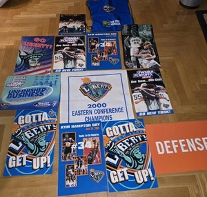 WNBA New York Liberty Lot 1990er 2000er Poster Banner Kordelzug Tasche etc. - Bild 1 von 10